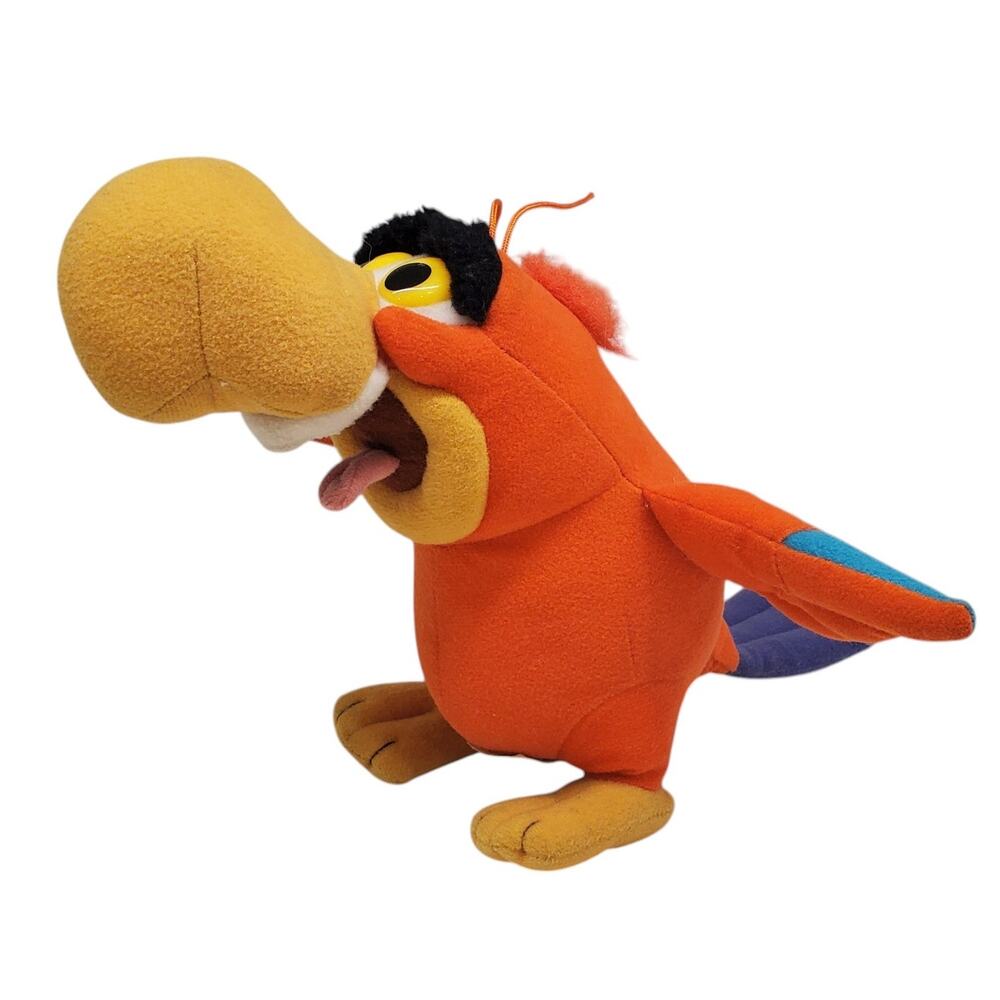 Disney Aladdin Lago Parrot Plush Bird Toy Mattel Walt Disney